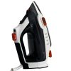 Vertical steam setting refreshes garments without an ironing board. Side view of Eurosteam Step Up Iron resting in upright position